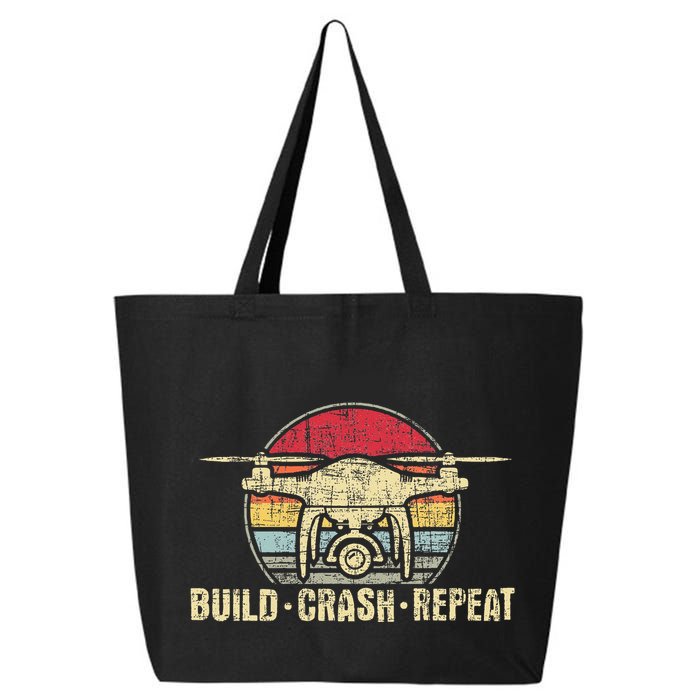 Build Crash Repeat Drone Pilot Quadcopter Faa Certified 25L Jumbo Tote