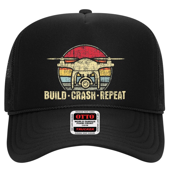 Build Crash Repeat Drone Pilot Quadcopter Faa Certified Hat