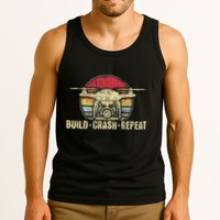 Build Crash Repeat Drone Pilot Quadcopter Faa Certified Tank Top