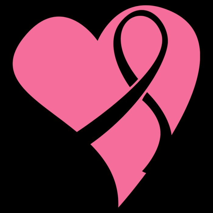 Breast Cancer Ribbon Heart Visor