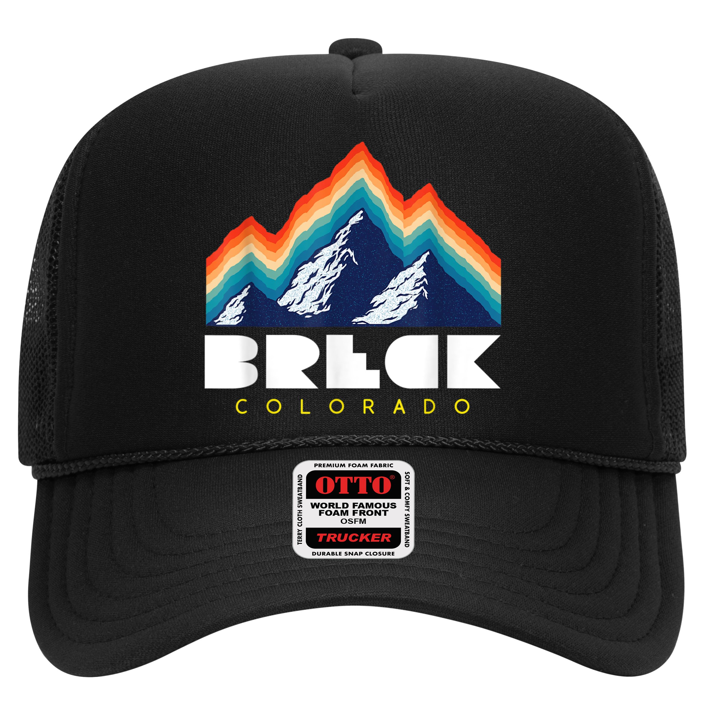 Breck Colorado Retro USA Ski Hat