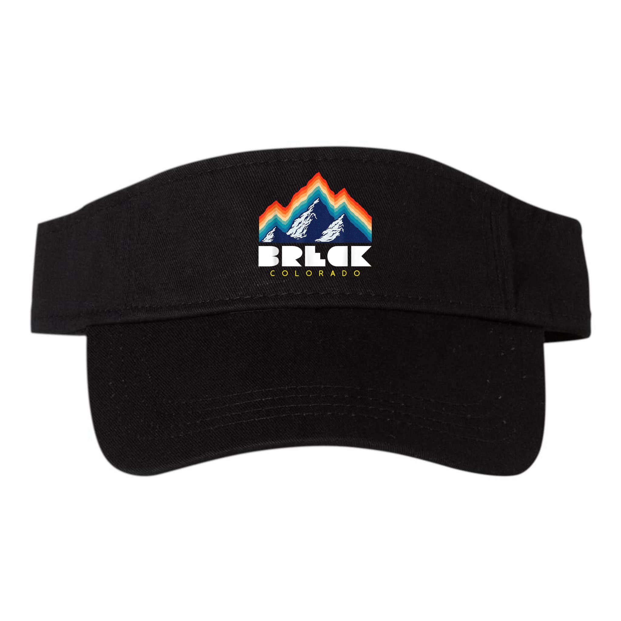 Breck Colorado Retro USA Ski Visor
