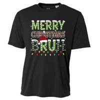 Bruh Christmas Red Plaid Xmas Pajama Cooling Performance Crew T-Shirt