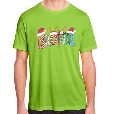 Brother Christmas Reindeer Santa Festive Design Funny Gift Adult ChromaSoft Performance T-Shirt