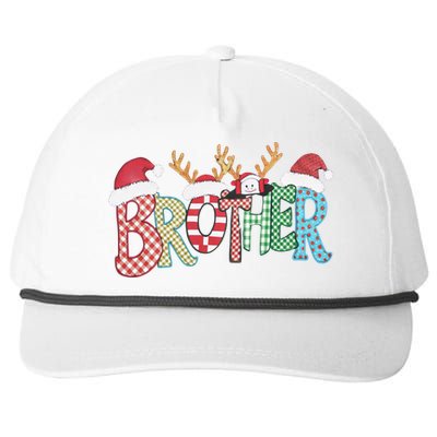 Brother Christmas Reindeer Santa Festive Design Funny Gift Snapback Five-Panel Rope Hat