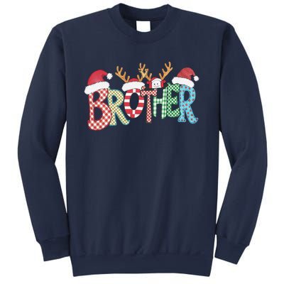 Brother Christmas Reindeer Santa Festive Design Funny Gift Sweatshirt