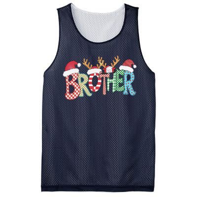 Brother Christmas Reindeer Santa Festive Design Funny Gift Mesh Reversible Basketball Jersey Tank