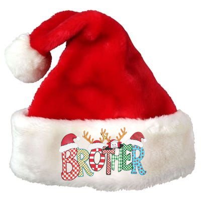 Brother Christmas Reindeer Santa Festive Design Funny Gift Premium Christmas Santa Hat