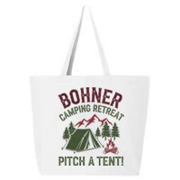 Bohner Camping Retreat Pitch A Tent Funny Camping 25L Jumbo Tote