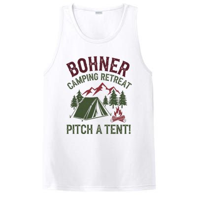 Bohner Camping Retreat Pitch A Tent Funny Camping PosiCharge Competitor Tank