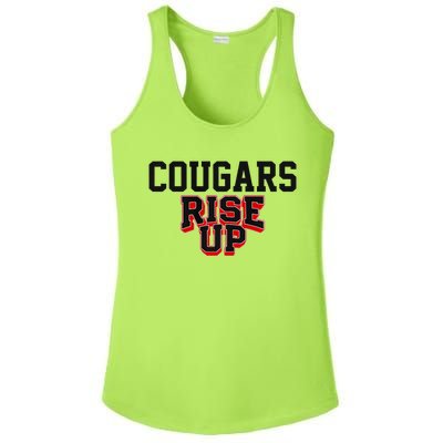 Brazos Cougars Rise Up Hs Premium Ladies PosiCharge Competitor Racerback Tank