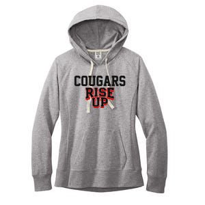 Brazos Cougars Rise Up Hs Premium Women's Fleece Hoodie