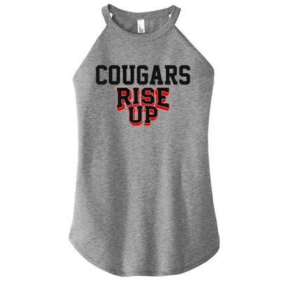 Brazos Cougars Rise Up Hs Premium Women's Perfect Tri Rocker Tank