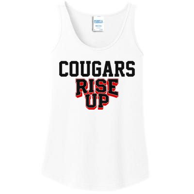 Brazos Cougars Rise Up Hs Premium Ladies Essential Tank