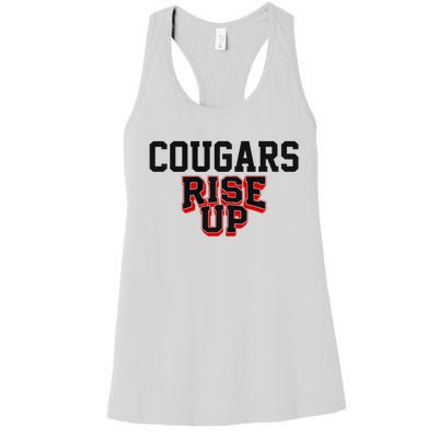 Brazos Cougars Rise Up Hs Premium Women's Racerback Tank