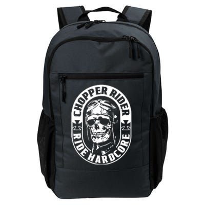 Biker Chopper Rider Motorbike Motorcycle Daily Commute Backpack