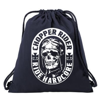 Biker Chopper Rider Motorbike Motorcycle Drawstring Bag