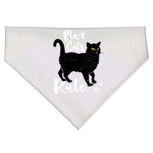 Black Cats Rule Funny Cat Mom Cat Dad Kitty Kitten Lover Gift USA-Made Doggie Bandana