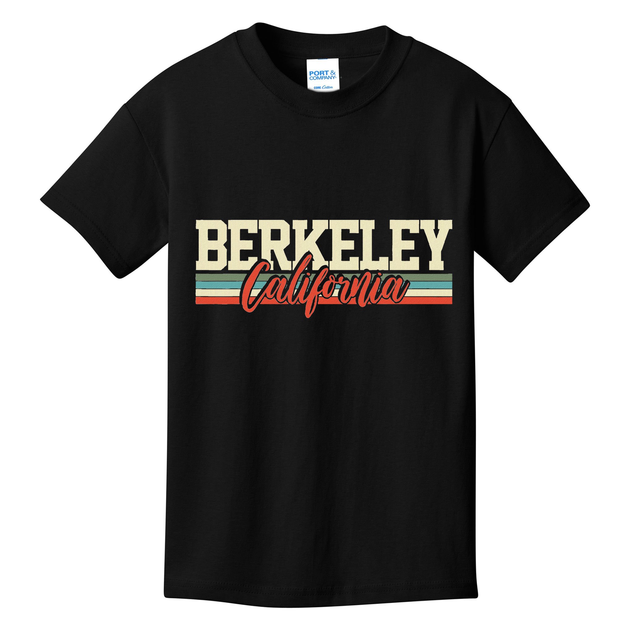 Berkeley California Retro Kids T-Shirt