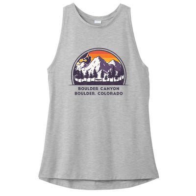 Boulder Canyon Rock Climbing Lover Walls For Climbing Ladies PosiCharge Tri-Blend Wicking Tank