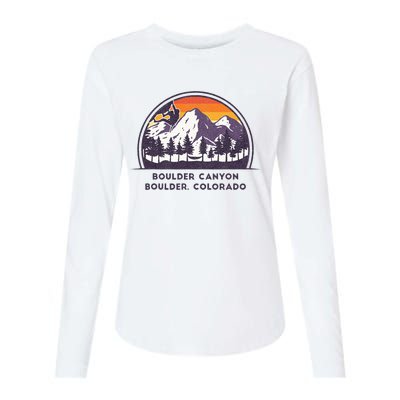 Boulder Canyon Rock Climbing Lover Walls For Climbing Womens Cotton Relaxed Long Sleeve T-Shirt