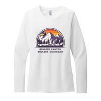 Boulder Canyon Rock Climbing Lover Walls For Climbing Womens CVC Long Sleeve Shirt