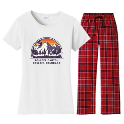 Boulder Canyon Rock Climbing Lover Walls For Climbing Women's Flannel Pajama Set