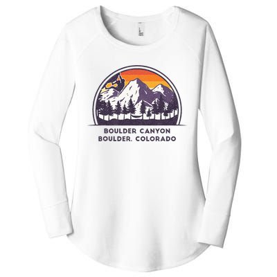 Boulder Canyon Rock Climbing Lover Walls For Climbing Women's Perfect Tri Tunic Long Sleeve Shirt