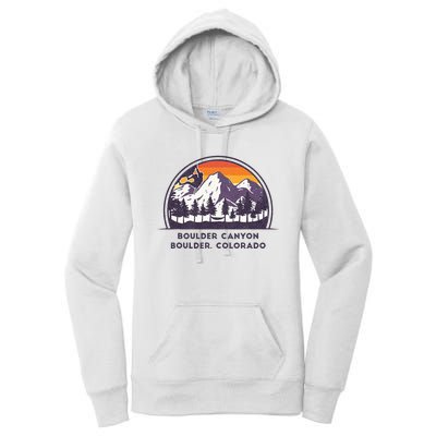 Boulder Canyon Rock Climbing Lover Walls For Climbing Women's Pullover Hoodie