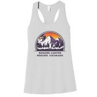 Boulder Canyon Rock Climbing Lover Walls For Climbing Women's Racerback Tank