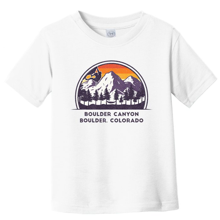 Boulder Canyon Rock Climbing Lover Walls For Climbing Toddler T-Shirt