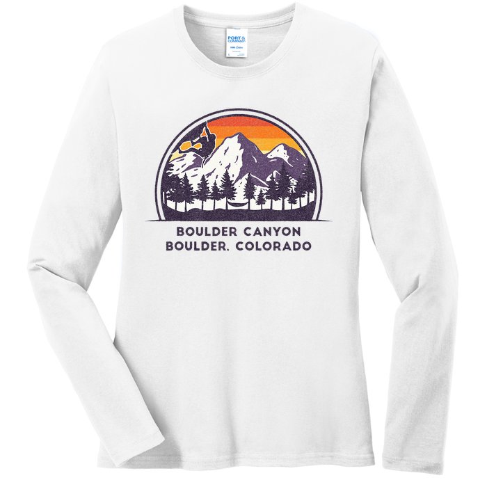 Boulder Canyon Rock Climbing Lover Walls For Climbing Ladies Long Sleeve Shirt