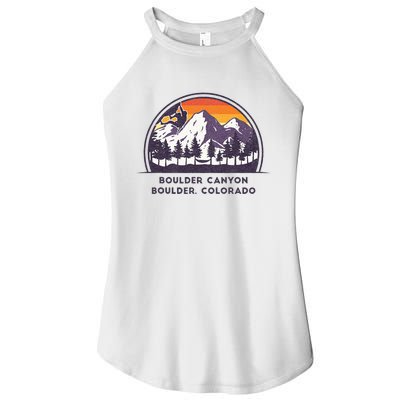 Boulder Canyon Rock Climbing Lover Walls For Climbing Women's Perfect Tri Rocker Tank