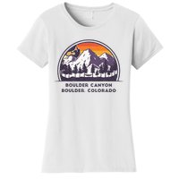 Boulder Canyon Rock Climbing Lover Walls For Climbing Women's T-Shirt