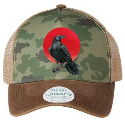 Black Crow Red Moon Legacy Tie Dye Trucker Hat