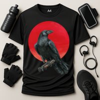 Black Crow Red Moon Cooling Performance Crew T-Shirt