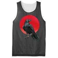 Black Crow Red Moon Mesh Reversible Basketball Jersey Tank