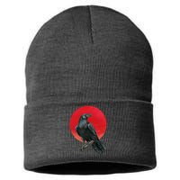 Black Crow Red Moon Sustainable Knit Beanie