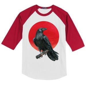 Black Crow Red Moon Kids Colorblock Raglan Jersey