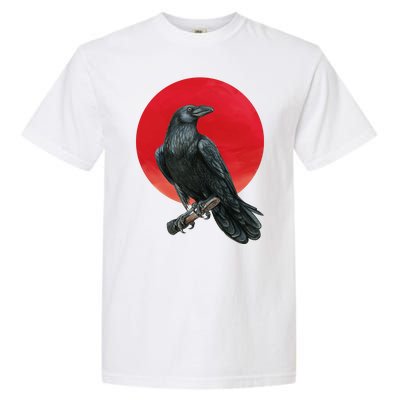 Black Crow Red Moon Garment-Dyed Heavyweight T-Shirt