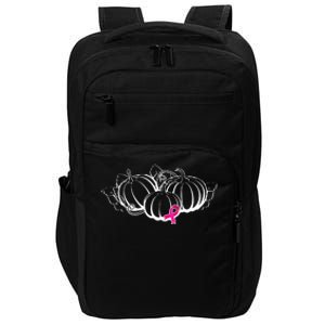 Breast Cancer Ribbon Pumpkin Fall Impact Tech Backpack