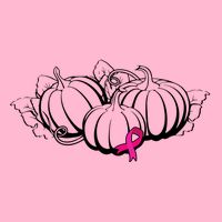 Breast Cancer Ribbon Pumpkin Fall Baby Bodysuit