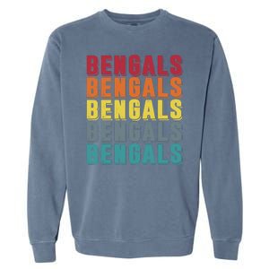 Bengals Colorful Retro Garment-Dyed Sweatshirt