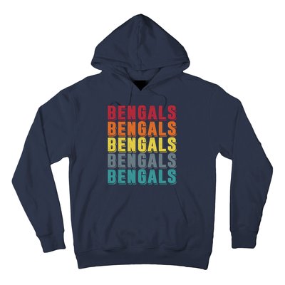 Bengals Colorful Retro Hoodie