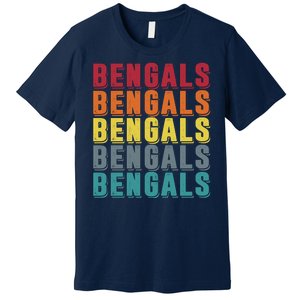 Bengals Colorful Retro Premium T-Shirt