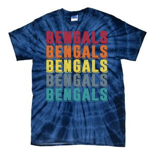 Bengals Colorful Retro Tie-Dye T-Shirt