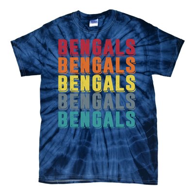 Bengals Colorful Retro Tie-Dye T-Shirt