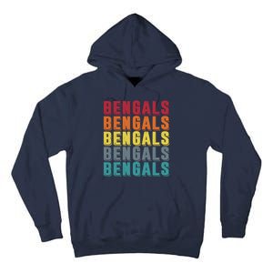 Bengals Colorful Retro Tall Hoodie