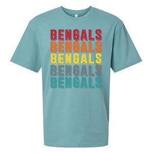 Bengals Colorful Retro Sueded Cloud Jersey T-Shirt