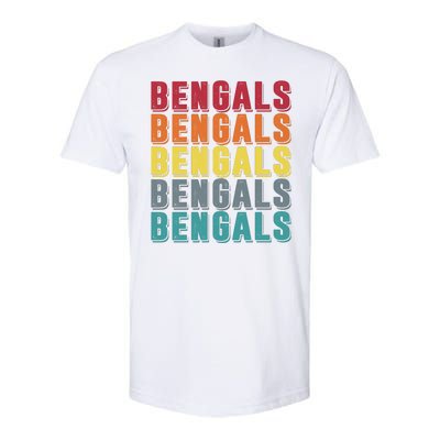 Bengals Colorful Retro Softstyle® CVC T-Shirt